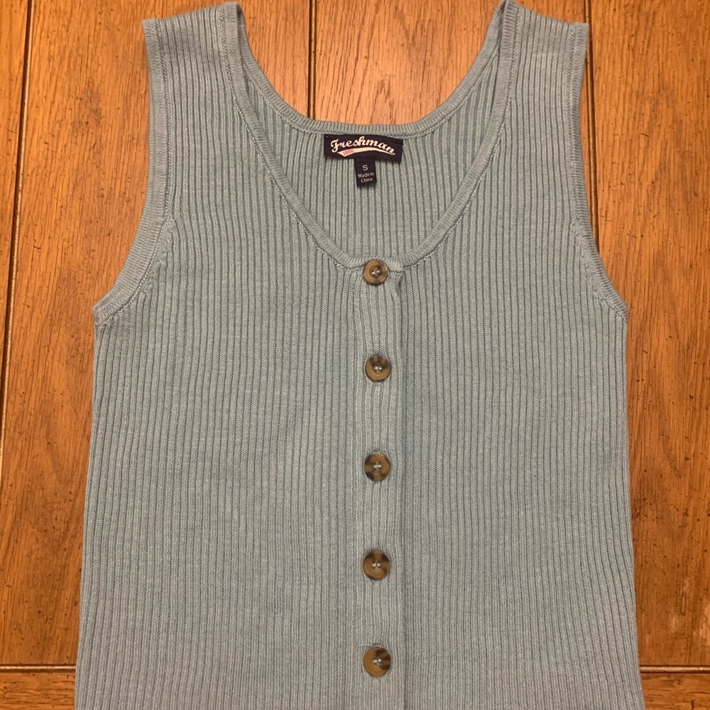Light blue tank top
